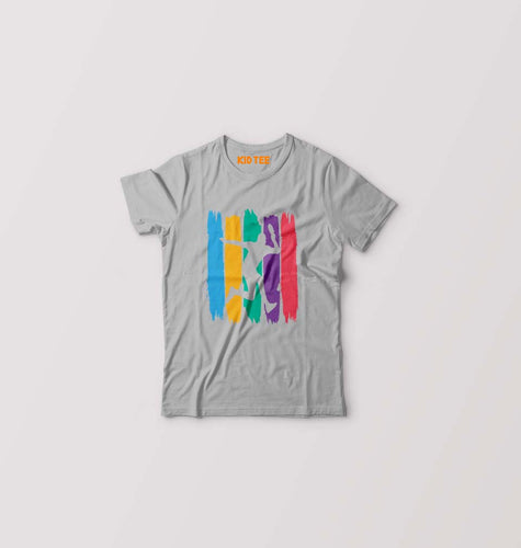 Table Tennis (TT) Kids T-Shirt for Boy/Girl-0-1 Year(20 Inches)-Grey-Ektarfa.online