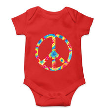 Load image into Gallery viewer, Trippy Psychedelic Peace Romper For Baby Boy/Girl-RED-Ektarfa.online
