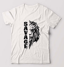 Load image into Gallery viewer, Savage Lion T-Shirt for Men-White-Ektarfa.online
