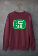 Load image into Gallery viewer, John Cena Unisex Sweatshirt for Men/Women-S(40 Inches)-Maroon-Ektarfa.online
