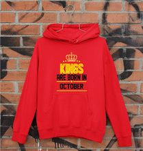 Load image into Gallery viewer, Kings Are Born In October Unisex Hoodie for Men/Women-RED-Ektarfa.online
