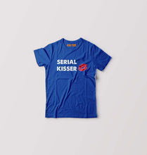 Load image into Gallery viewer, Serial Kisser Kids T-Shirt for Boy/Girl-0-1 Year(20 Inches)-Royal Blue-Ektarfa.online
