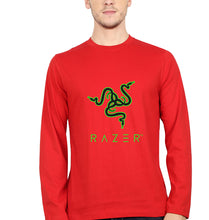 Load image into Gallery viewer, Razer Full Sleeves T-Shirt for Men-Red-Ektarfa.online
