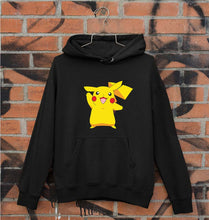 Load image into Gallery viewer, Pikachu Unisex Hoodie for Men/Women-S(40 Inches)-Black-Ektarfa.online
