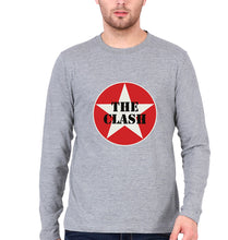 Load image into Gallery viewer, The Clash Full Sleeves T-Shirt for Men-Grey Melange-Ektarfa.online
