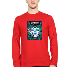 Load image into Gallery viewer, Trippy Stoner Psychedelic Full Sleeves T-Shirt for Men-Red-Ektarfa.online

