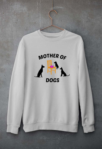 Mother of Dog Unisex Sweatshirt for Men/Women-Grey Melange-Ektarfa.online