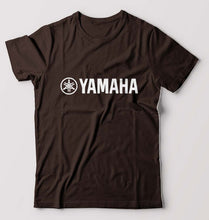 Load image into Gallery viewer, Yamaha T-Shirt for Men-S(38 Inches)-Coffee Brown-Ektarfa.online
