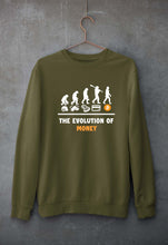 Load image into Gallery viewer, Bitcoin Crypto Money Unisex Sweatshirt for Men/Women-Olive Green-Ektarfa.online
