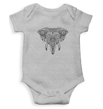 Load image into Gallery viewer, ETHINIC_ELEPHANT Kids Romper For Baby Boy/Girl-0-5 Months(18 Inches)-Grey-Ektarfa.online
