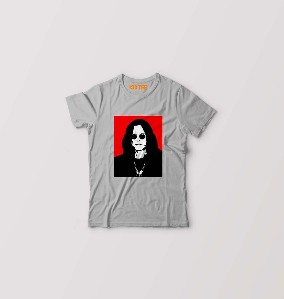 Ozzy Osbourne Kids T-Shirt for Boy/Girl-Grey-Ektarfa.online