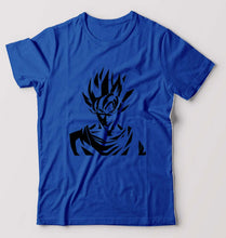 Load image into Gallery viewer, Anime Goku T-Shirt for Men-S(38 Inches)-Royal Blue-Ektarfa.online
