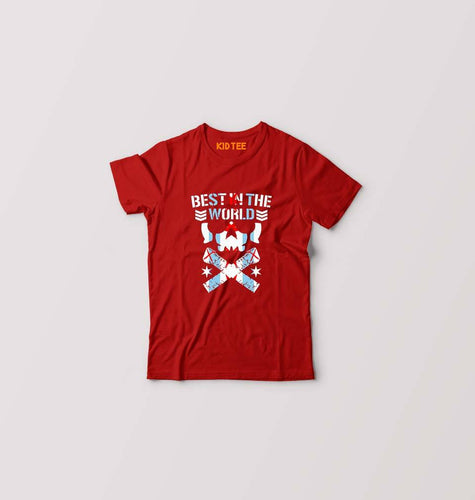 CM Punk Kids T-Shirt for Boy/Girl-Red-Ektarfa.online