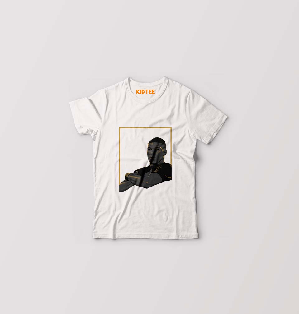 Kylian Mbappé Kids T-Shirt for Boy/Girl-White-Ektarfa.online