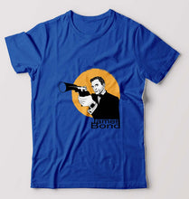 Load image into Gallery viewer, James Bond 007 T-Shirt for Men-Royal Blue-Ektarfa.online
