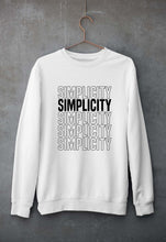Load image into Gallery viewer, Simplicity Unisex Sweatshirt for Men/Women-S(40 Inches)-White-Ektarfa.online
