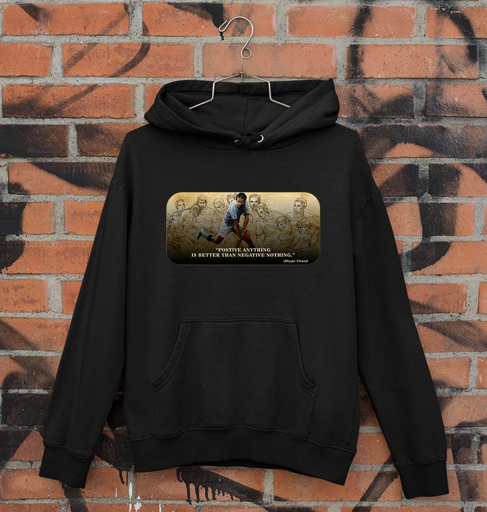 Dhyan Chand Unisex Hoodie for Men/Women-Black-Ektarfa.online