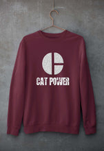 Load image into Gallery viewer, Cat Power Unisex Sweatshirt for Men/Women-Maroon-Ektarfa.online
