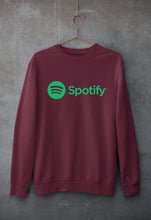 Load image into Gallery viewer, Spotify Unisex Sweatshirt for Men/Women-Maroon-Ektarfa.online
