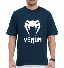Load image into Gallery viewer, UFC Venum Oversized T-Shirt for Men-Petrol Blue-Ektarfa.online

