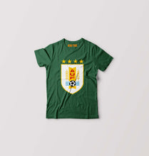 Load image into Gallery viewer, Uruguay Football Kids T-Shirt for Boy/Girl-0-1 Year(20 Inches)-Dark Green-Ektarfa.online
