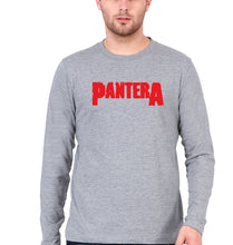 Load image into Gallery viewer, Pantera Full Sleeves T-Shirt for Men-Grey Melange-Ektarfa.online
