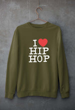 Load image into Gallery viewer, I Love Hip Hop Unisex Sweatshirt for Men/Women-Olive Green-Ektarfa.online
