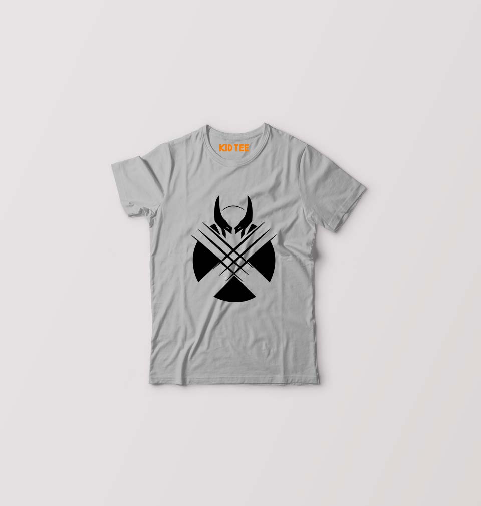 Wolverine Kids T-Shirt for Boy/Girl-Grey-Ektarfa.online