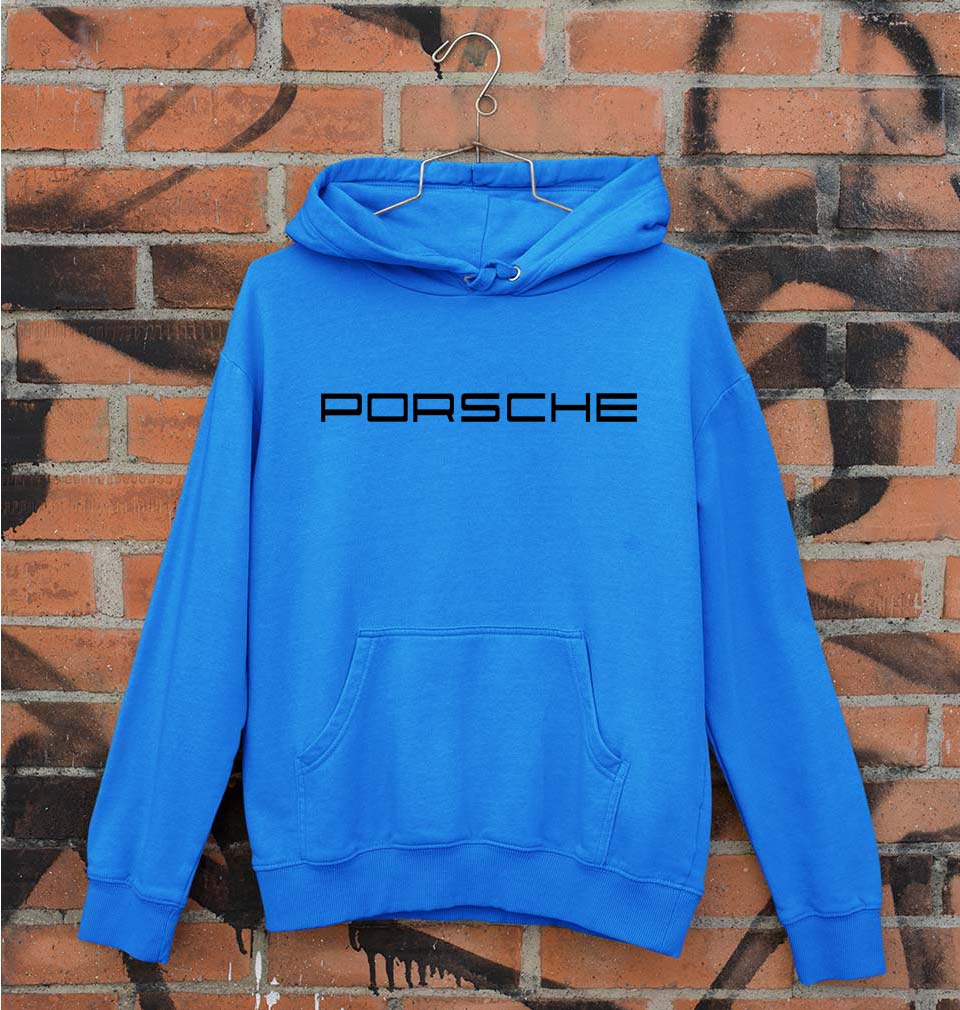 Porsche Unisex Hoodie for Men/Women-S(40 Inches)-Royal Blue-Ektarfa.online