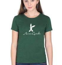 Load image into Gallery viewer, Ariana Grande T-Shirt for Women-XS(32 Inches)-Dark Green-Ektarfa.online
