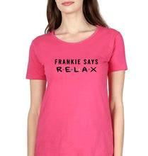 Load image into Gallery viewer, Frankie Says Relax Friends T-Shirt for Women-XS(32 Inches)-Pink-Ektarfa.online
