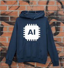 Load image into Gallery viewer, Artificial intelligence (AI) Unisex Hoodie for Men/Women-Navy Blue-Ektarfa.online
