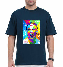 Load image into Gallery viewer, Rafael Nadal (RAFA) Oversized T-Shirt for Men-Petrol Blue-Ektarfa.online
