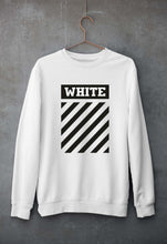Load image into Gallery viewer, off white Unisex Sweatshirt for Men/Women-S(40 Inches)-White-Ektarfa.online
