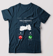 Load image into Gallery viewer, Pachmarhi Calling T-Shirt for Men-Petrol Blue-Ektarfa.online

