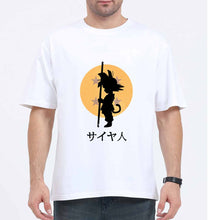 Load image into Gallery viewer, Dragon Ball Goku Oversized T-Shirt for Men-White-Ektarfa.online
