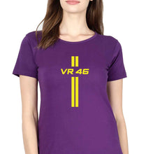 Load image into Gallery viewer, Valentino Rossi(VR 46) T-Shirt for Women-Purple-Ektarfa.online
