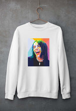 Load image into Gallery viewer, Billie Eilish Unisex Sweatshirt for Men/Women-S(40 Inches)-White-Ektarfa.online
