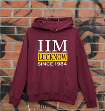 Load image into Gallery viewer, IIM Lucknow Unisex Hoodie for Men/Women-S(40 Inches)-Maroon-Ektarfa.online
