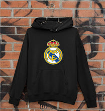 Load image into Gallery viewer, Real Madrid Unisex Hoodie for Men/Women-S(40 Inches)-Black-Ektarfa.online
