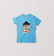 Load image into Gallery viewer, Pig Funny Kids T-Shirt for Boy/Girl-0-1 Year(20 Inches)-Light Blue-Ektarfa.online
