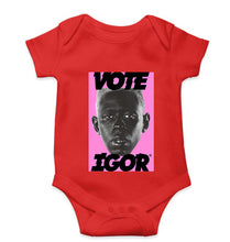 Load image into Gallery viewer, Igor Kids Romper For Baby Boy/Girl-0-5 Months(18 Inches)-Red-Ektarfa.online
