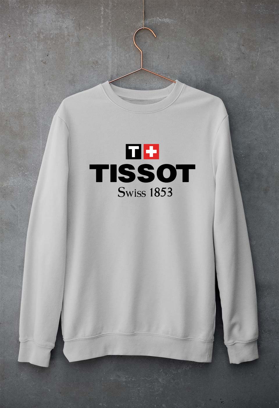 Tissot Unisex Sweatshirt for Men/Women-Grey Melange-Ektarfa.online