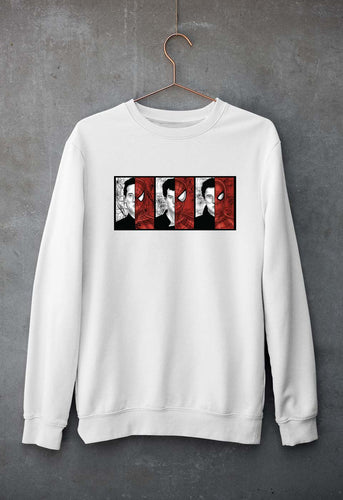 Spiderman Superhero Unisex Sweatshirt for Men/Women-White-Ektarfa.online