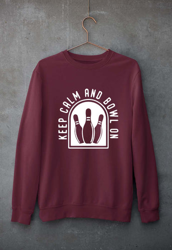 Bowling Unisex Sweatshirt for Men/Women-Maroon-Ektarfa.online