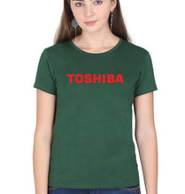 Load image into Gallery viewer, Toshiba T-Shirt for Women-Dark Green-Ektarfa.online
