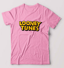 Load image into Gallery viewer, Looney Tunes T-Shirt for Men-S(38 Inches)-Light Baby Pink-Ektarfa.online

