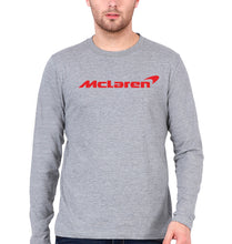 Load image into Gallery viewer, Mclaren Full Sleeves T-Shirt for Men-Grey Melange-Ektarfa.online
