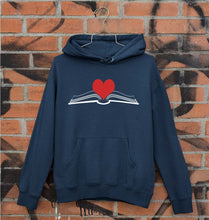 Load image into Gallery viewer, Books Unisex Hoodie for Men/Women-Navy Blue-Ektarfa.online
