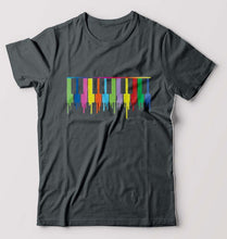 Load image into Gallery viewer, Piano T-Shirt for Men-Steel grey-Ektarfa.online
